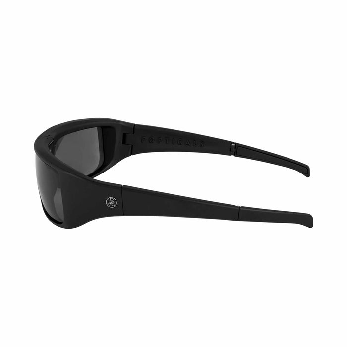 POPGEAR | Polarized, Matte Black, Gray Lens