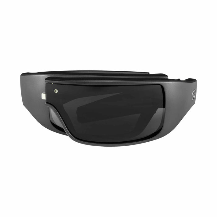 POPGEAR | Non-Polarized, Matte Black, Gray Lens