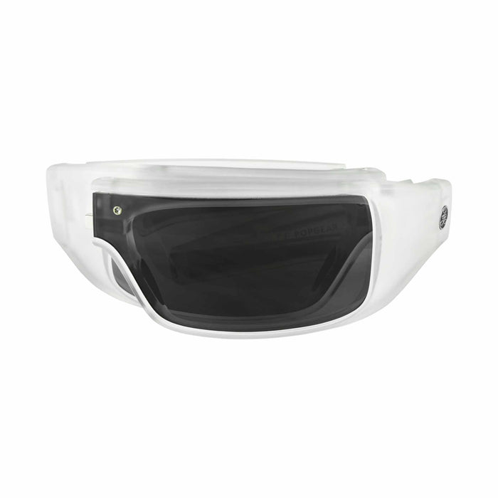 POPGEAR | Polarized, Matte Crystal, Gray Lens