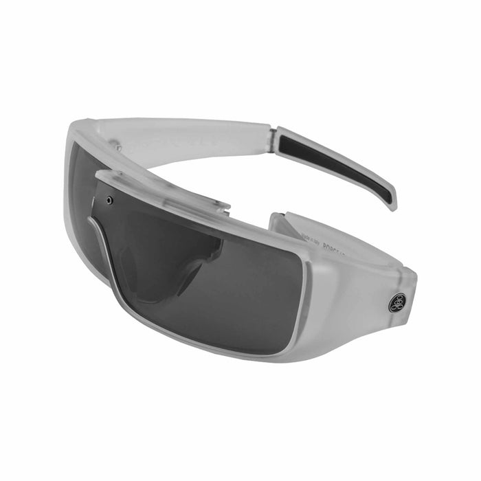 POPGEAR | Polarized, Matte Crystal, Gray Lens