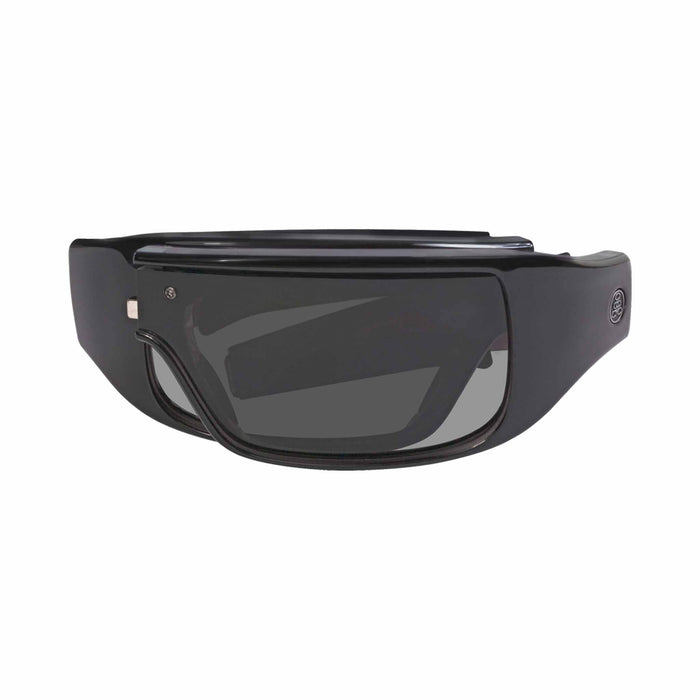 POPGEAR | Polarized, Gloss Black, Gray Lens, Small