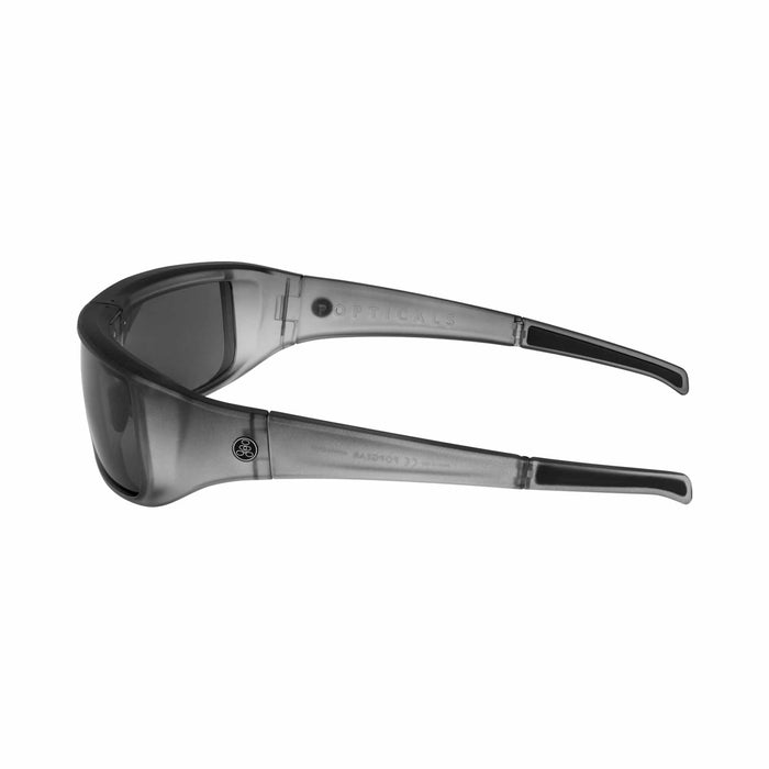 POPGEAR | Polarized, Matte Smoke/Black Crystal, Gray Lens