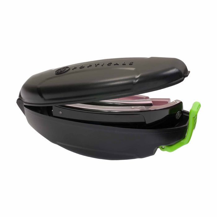 POPGEAR | Polarized, Gloss Black/Pink Crystal, Gray Lens, Small