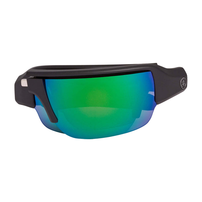 POPGUN | Polarized, Matte Black, Green Mirror