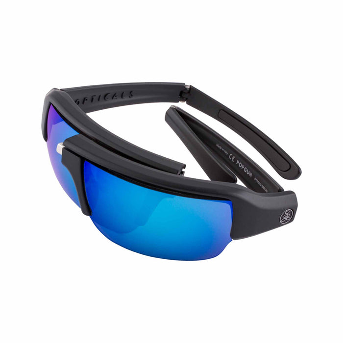 POPGUN | Polarized, Matte Black, Blue Mirror