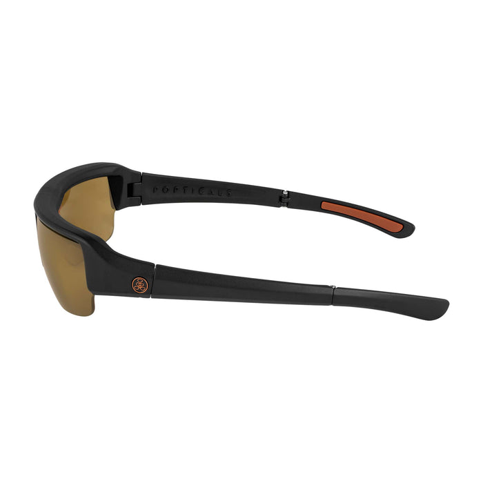 POPGUN | Polarized, Matte Black, Brown Lens