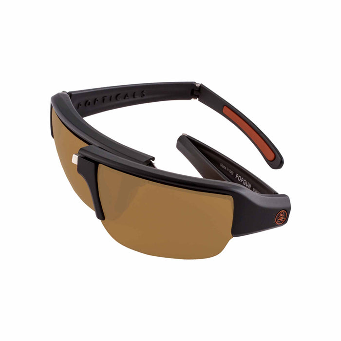 POPGUN | Polarized, Matte Black, Brown Lens