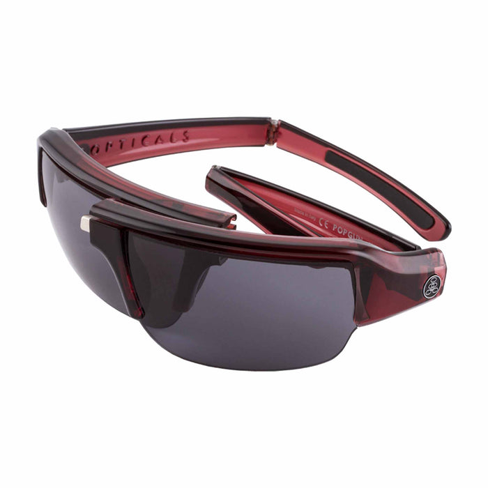 POPGUN | Polarized, Gloss Wine Crystal, Gray Lens