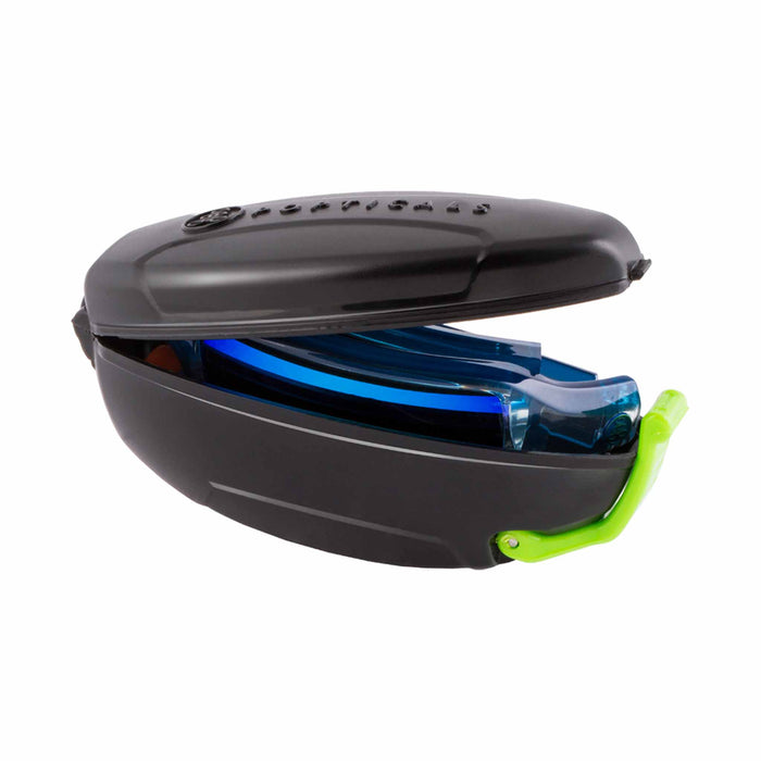 POPGUN | Polarized, Gloss Blue/Clear Crystal, Blue Mirror