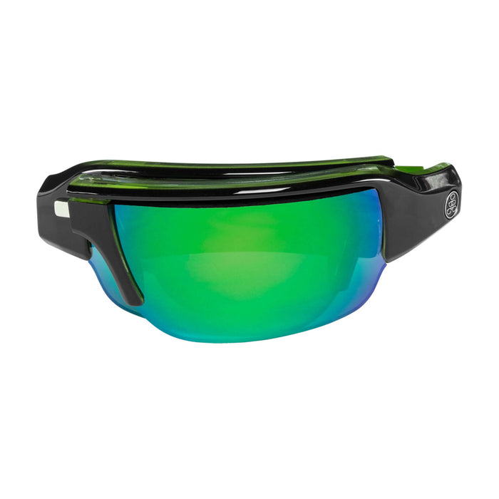 POPGUN | Polarized, Gloss Black/Green Crystal, Gray Lens
