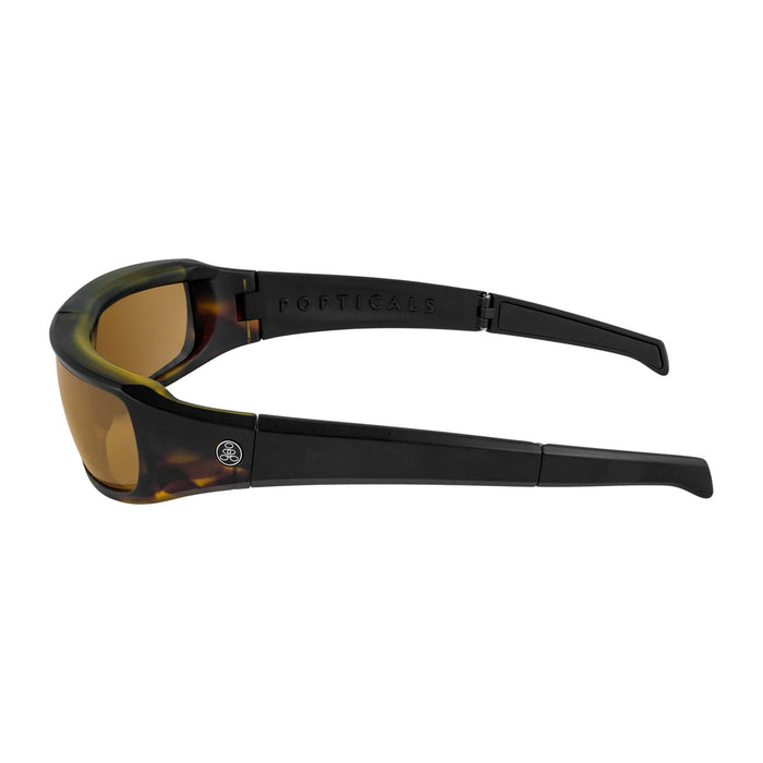 POPSIGN | Polarized, Matte Black Tortoise, Brown Lens
