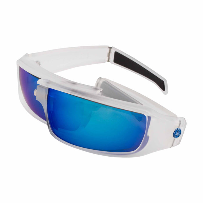 POPSIGN | Polarized, Matte Crystal, Blue Mirror