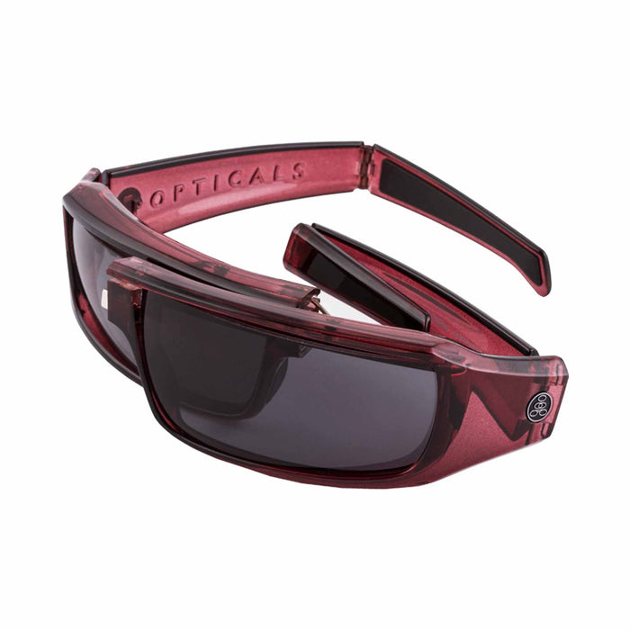 POPSIGN | Polarized, Gloss Wine Crystal, Gray Lens