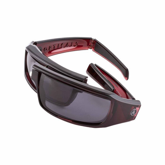POPSIGN | Polarized, Gloss Wine/Black Crystal, Gray Lens