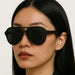 TOPFOXX Poseidon Black – Tangle-Free Floating Aviators - Product image