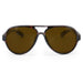 TOPFOXX Poseidon Brown Tortoise – Tangle-Free Floating Aviators - Product image
