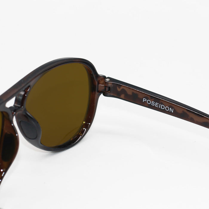 TOPFOXX Poseidon Brown Tortoise – Tangle-Free Floating Aviators - Product image