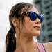 image of sunglasses model Knockaround Jelly Black / Moonshine Premiums Sport