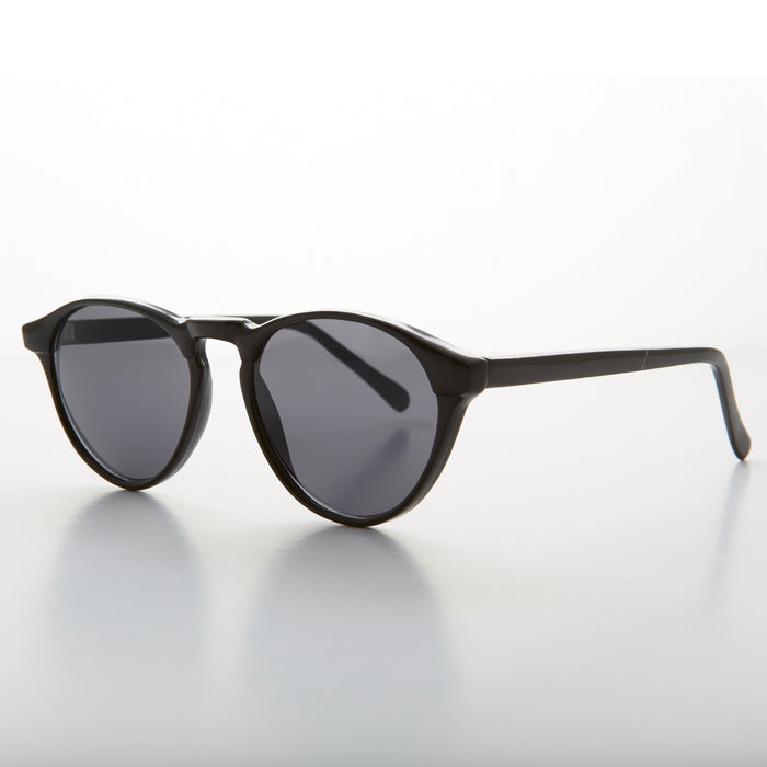 SUNGLASS MUSEUM Horn Rim Round Dapper Pantos Vintage Sunglasses - Randy