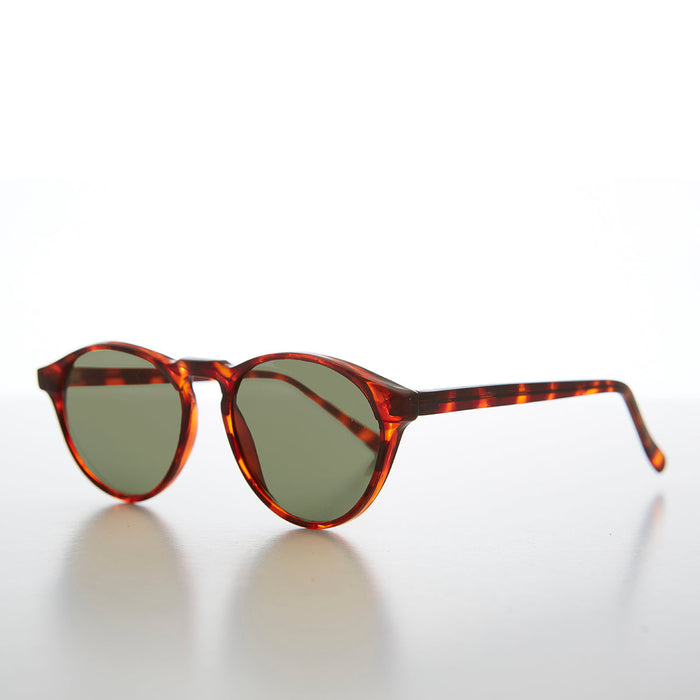 SUNGLASS MUSEUM Horn Rim Round Dapper Pantos Vintage Sunglasses - Randy