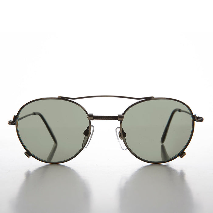 SUNGLASS MUSEUM Round Aviator with Industrial Accents - Ray