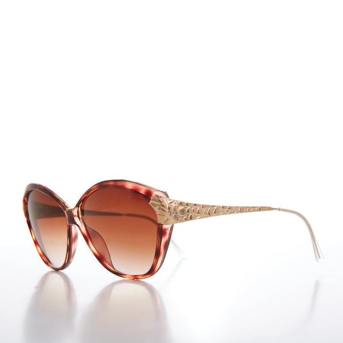 SUNGLASS MUSEUM Women's Vintage Sunglasses with Gold Accent - Rina - Product image