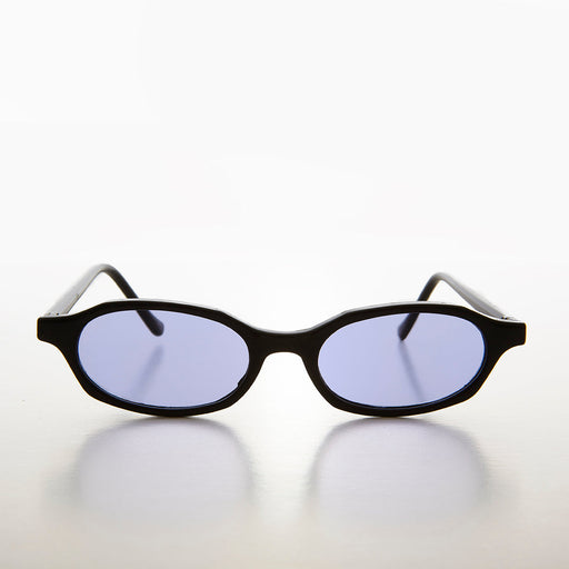 image of sunglasses model SUNGLASS MUSEUM Slim Color Tinted Lens 90s Vintage Sunglass - Rio