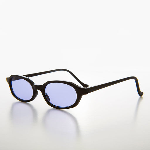 image of sunglasses model SUNGLASS MUSEUM Slim Color Tinted Lens 90s Vintage Sunglass - Rio