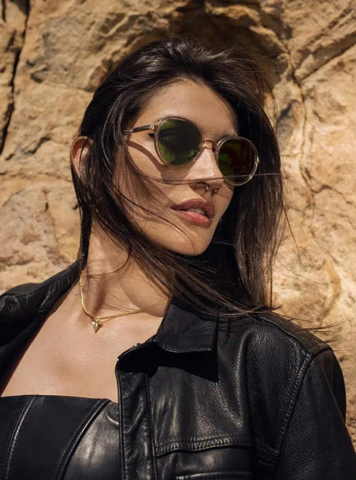 SAINT OWEN Sunglasses RIVER Crystal | Gold