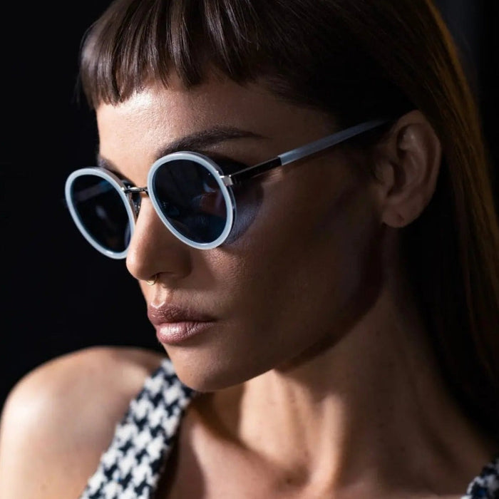 SAINT OWEN Sunglasses RIVER Steel Blue | Silver