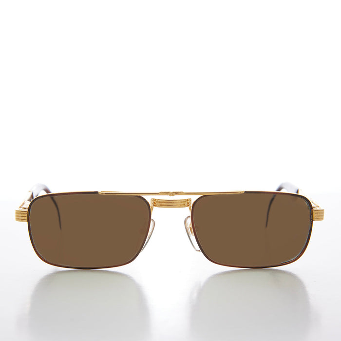 90s Rectangular Aviator Optical Frame - River
