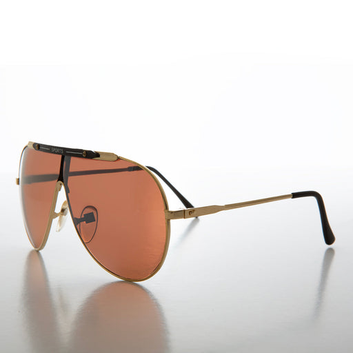 SUNGLASS MUSEUM 80s Iconic Sport Metal Aviator Sunglass - Rojas - Product image