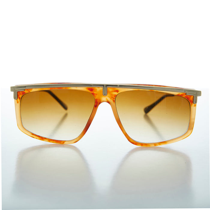 SUNGLASS MUSEUM 80s Hip Hop Flat Top Vintage Sunglass - Rome