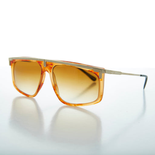 SUNGLASS MUSEUM 80s Hip Hop Flat Top Vintage Sunglass - Rome - Product image
