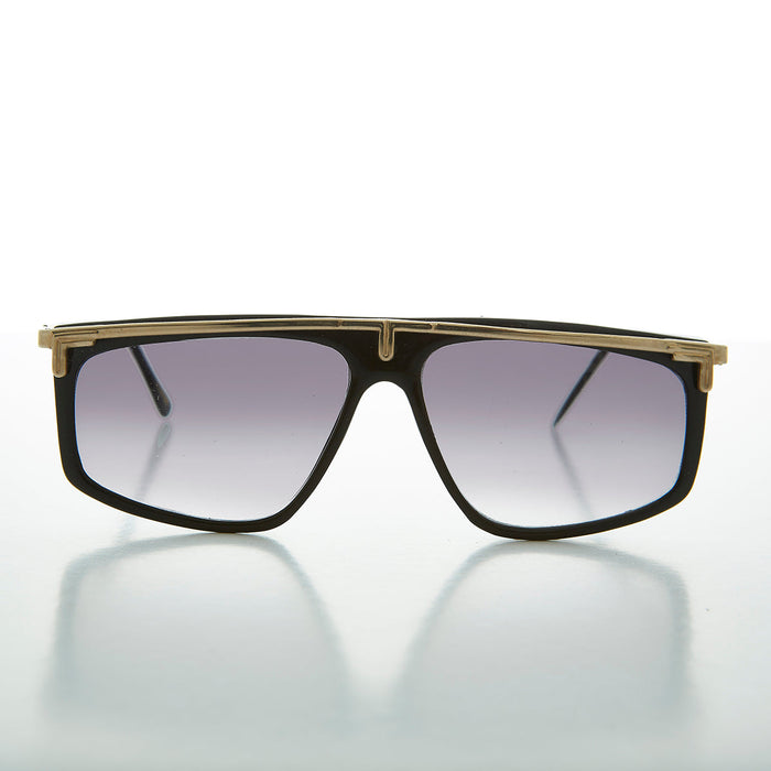 SUNGLASS MUSEUM 80s Hip Hop Flat Top Vintage Sunglass - Rome