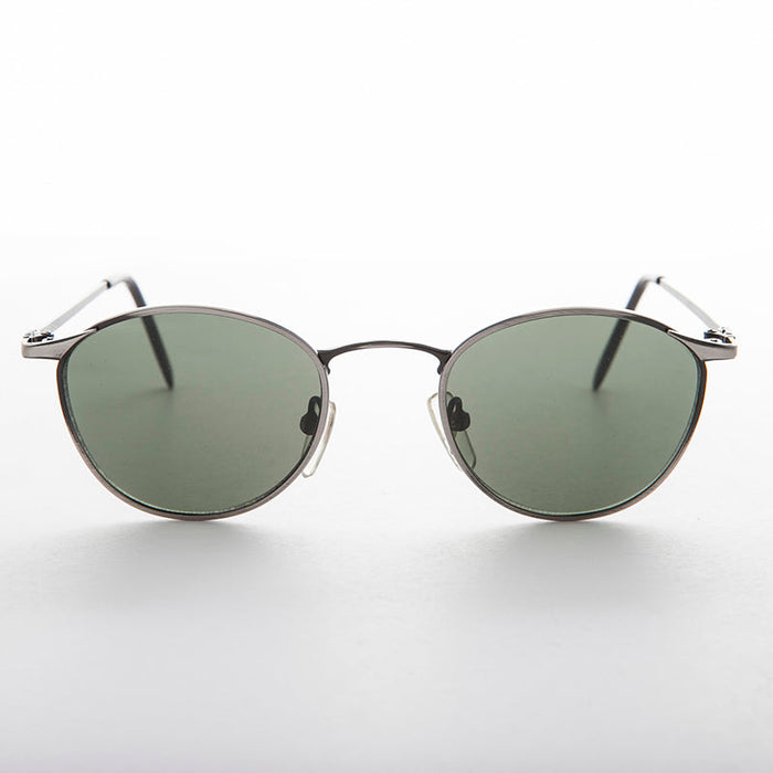 SUNGLASS MUSEUM Round Metal Polo Schoolboy Classic Vintage Sunglass - Rory