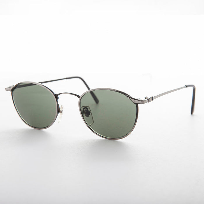 SUNGLASS MUSEUM Round Metal Polo Schoolboy Classic Vintage Sunglass - Rory