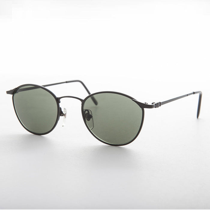 SUNGLASS MUSEUM Round Metal Polo Schoolboy Classic Vintage Sunglass - Rory