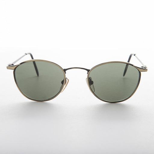 SUNGLASS MUSEUM Round Metal Polo Schoolboy Classic Vintage Sunglass - Rory - Product image