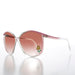 SUNGLASS MUSEUM 80s Rhinestone Boho Vintage Sunglasses - Belinda - Product image