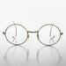image of sunglasses model SUNGLASS MUSEUM Round Spectacle Eyeglasses with Cable Temples - Rudy