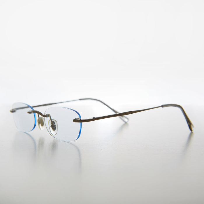 SUNGLASS MUSEUM Rimless Tinted Rectangular Lens Reading Glasses - Ryn