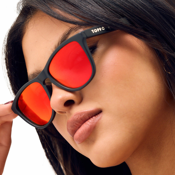 TOPFOXX Sunglasses Rise Up - Revo® Mirrored Red