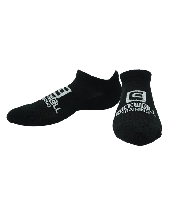 Rockwell Training Black Ankle Socks
