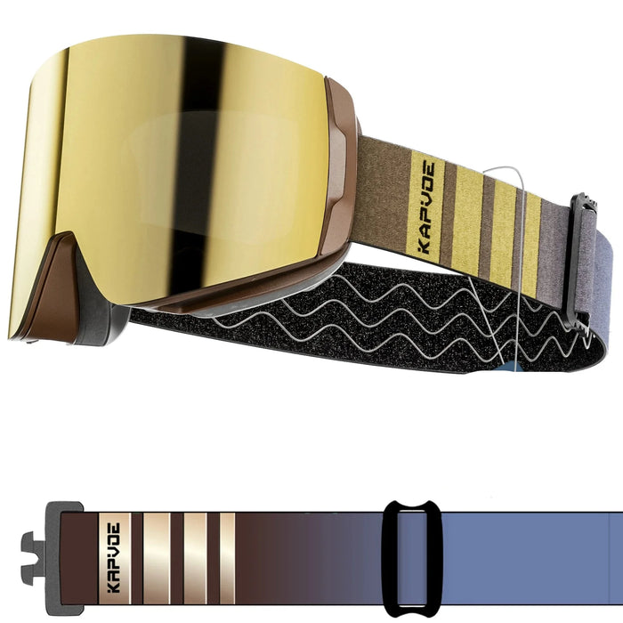 Ultimate Protection  Magnetic Ski Goggles with OTG