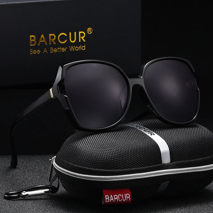 BARCUR Oversized Square Polarized Sunglasses for Women