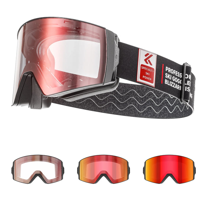 Conquer the Cold Photochromic Ski Goggles