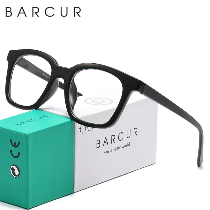 BARCUR Fashion Retro Leopard Pattern Glasses