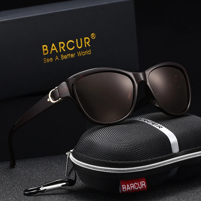 BARCUR Polarized Elliptical Gradient Eyewear