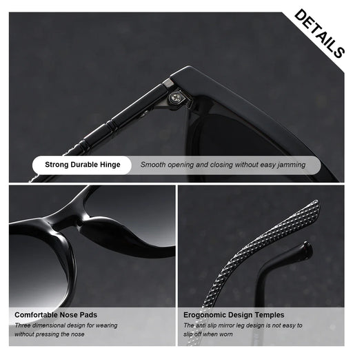 BARCUR Pink Fashion Round Sunglasses for Women - Product image